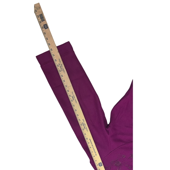 Miss Elaine Embroidered Zip-Up Robe - Deep Pink - Picture 6 of 10